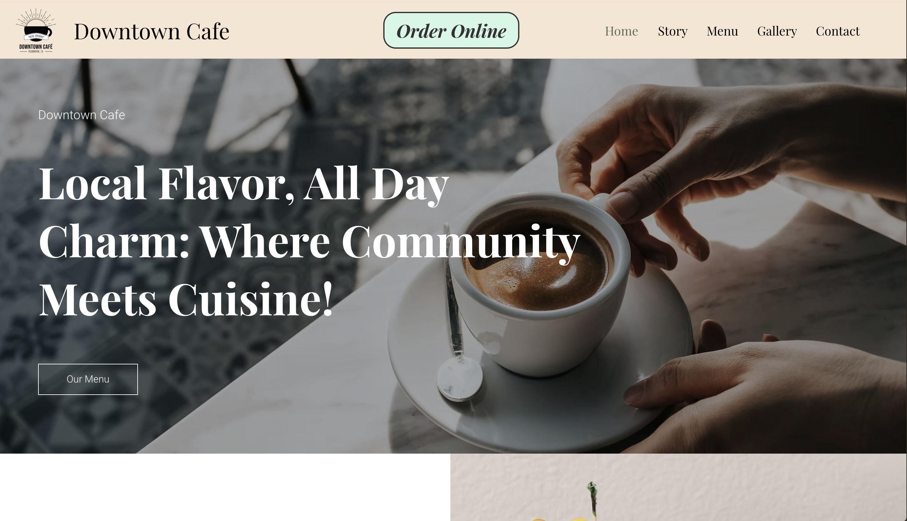 Downtown Cafe Screenshot